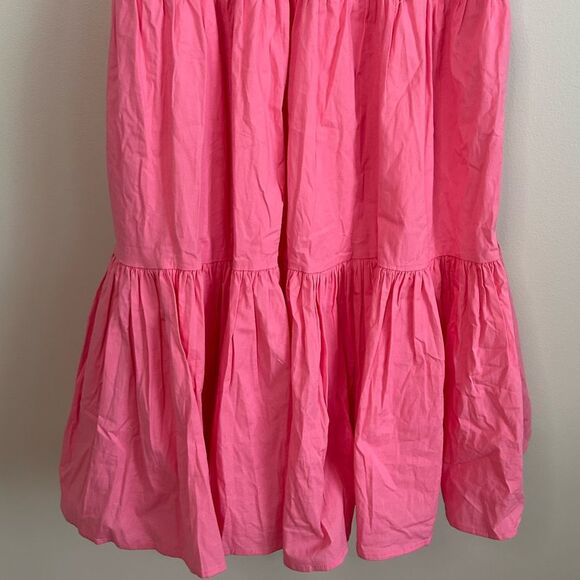 Revolve Tularosa Poppy Bustier A-Line Midi Dress in Watermelon Pink Size Medium - Picture 5 of 12